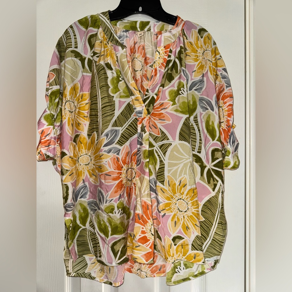 Ivy Jane Floral Print Women’s Top - Multicolor